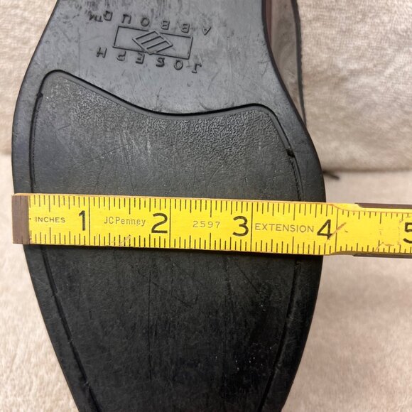 Joseph Abboud Mens Black Shiny Dress Shoes Size 9M Formal Lace-Up 4600 123022 - Picture 14 of 16